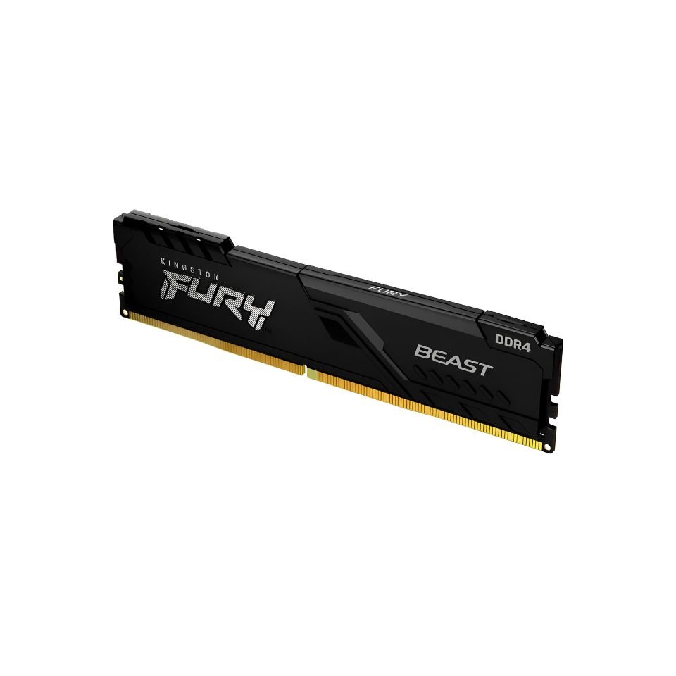 Memória RAM Kingston Fury Beast, 16GB, 3200MHz, DDR4, CL16, Preto - KF432C16BB1/16