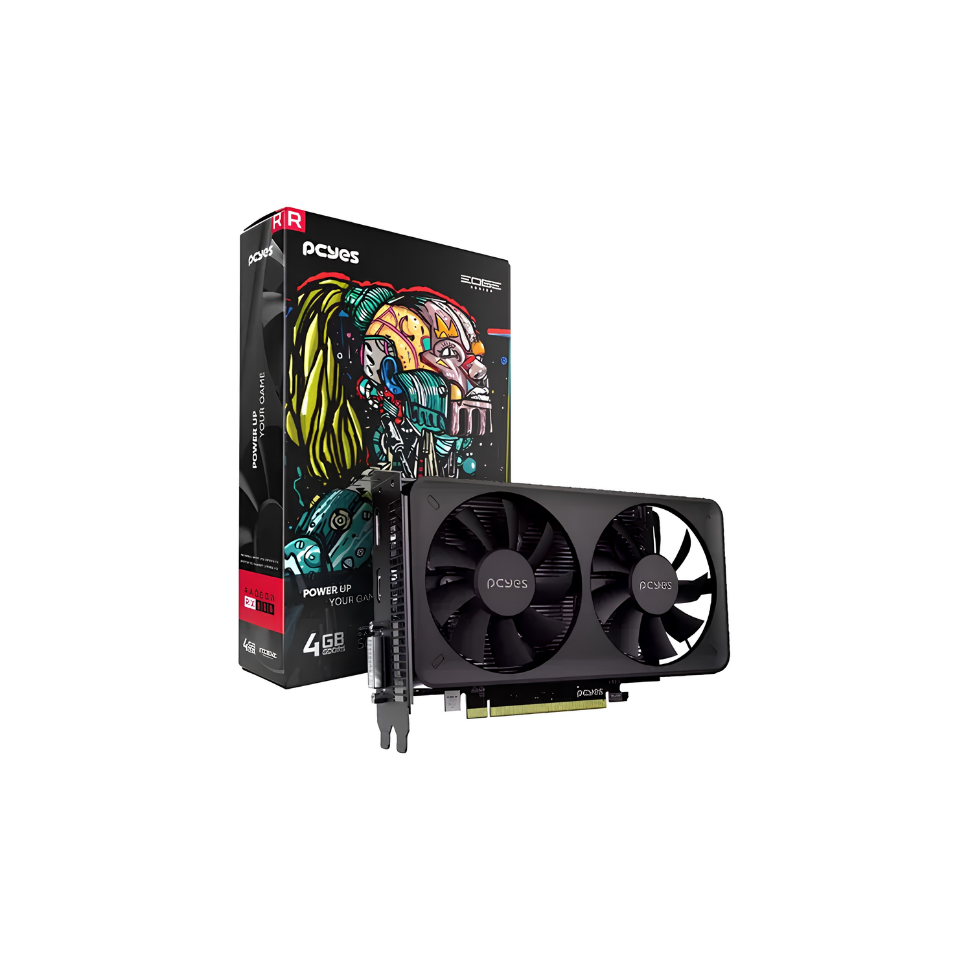 Placa de Vídeo PCYES AMD Radeon RX 550, 4GB, GDDR5, 128-Bit, PVEX5504GBDF