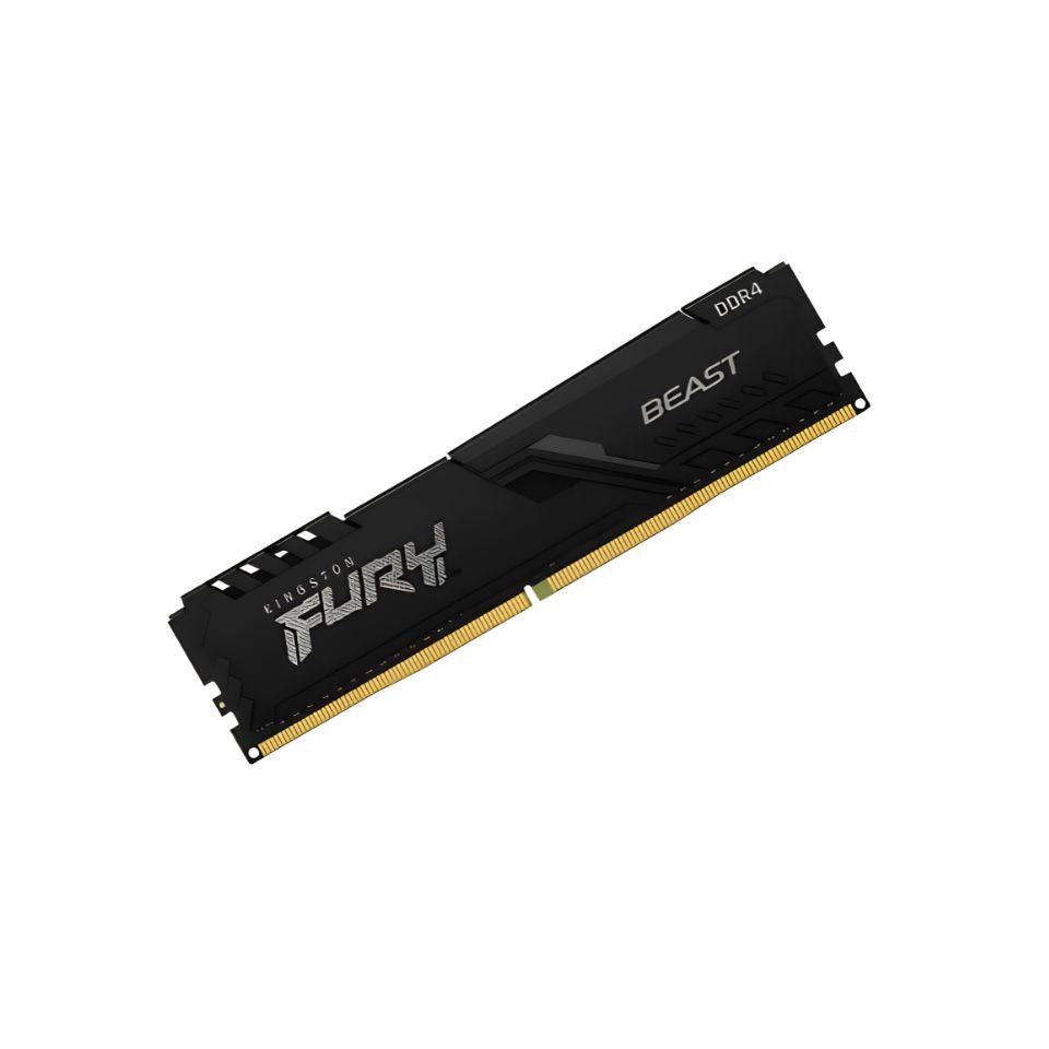 Memória RAM Kingston Fury Beast, 32GB, 3200MHz, DDR4, CL16, Preto - KF432C16BB/32