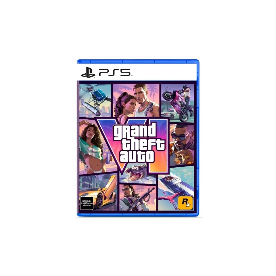 Jogo Grand Theft Auto GTA VI 6, PS5 - TT000272PS5